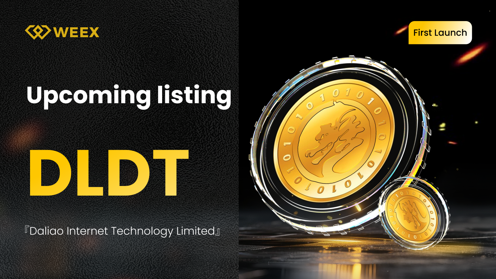 WEEX to list Daliao Internet Technology Limited (DLDT)! 